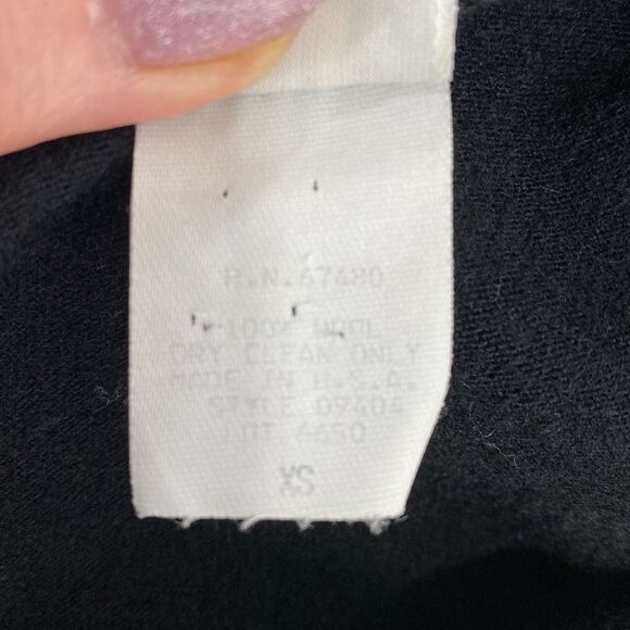 Clifford and Wills Vintage Black Wool Gaiters Jumpsuit XSP - Picture 8 of 12